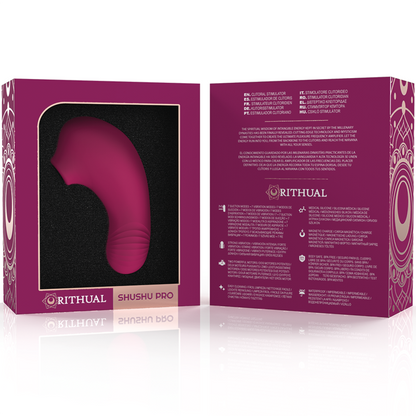 RITHUAL - SHUSHU PRO KLITORISSTIMULATOR FÖR FICKAN MED 2 KRAFTFULLA ORKIDÉMOTORER