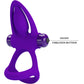 PRETTY LOVE - VIBRATORRING 10 VIBRATIONER VIOLETT SILIKON