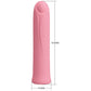 PRETTY LOVE - CURTIS MINI SUPERPOWER VIBRATOR 12 ROSA SILIKONVIBRATIONER