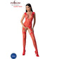PASSION - BS099 SVART BODYSTOCKING EN STORLEK