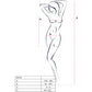 PASSION - BS101 BODYSTOCKING SVART EN STORLEK