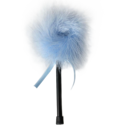 SECRETPLAY - LIGHT BLUE MARABOU DUSTER - Kink&Play