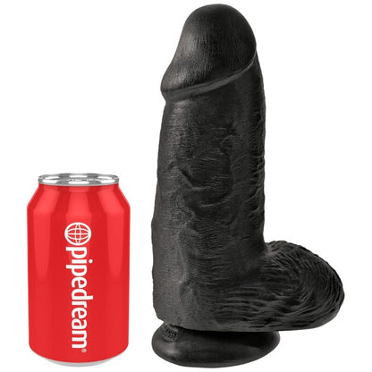 KING COCK - CHUBBY REALISTIC PENIS 23 CM SVART