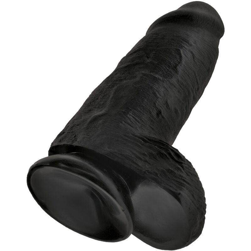 KING COCK - CHUBBY REALISTIC PENIS 23 CM SVART