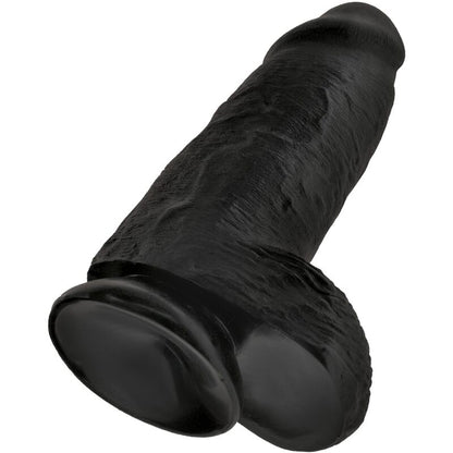 KING COCK - CHUBBY REALISTIC PENIS 23 CM SVART