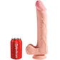 KUNGSKUK - REALISTISK PENIS MED KUGLAR 3D 24,8 CM LJUS