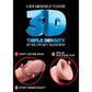 KUNGSKUK - REALISTISK PENIS MED KUGLAR 3D 24,8 CM LJUS