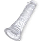 KUNGSKUPP - KLAR REALISTISK PENIS 19,7 CM TRANSPARENT