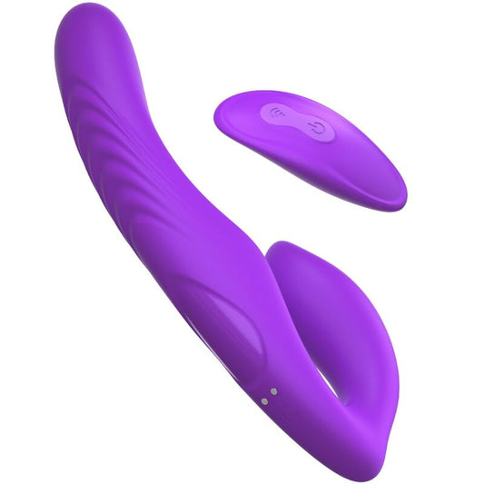 FANTASY FOR HER - DUBBEL PENETRATION VIBRATOR FJÄRRKONTROLL 9 VIOLETTNIVÅER