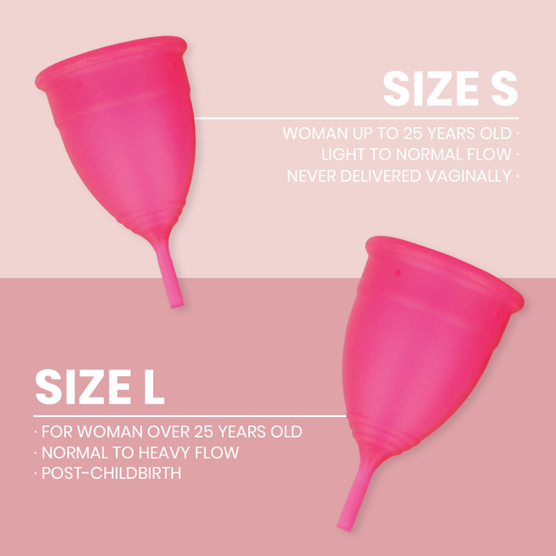 INTIMICHIC - MENSTRUAL CUP MEDICAL GRADE SILICONE - SIZE S - Kink&Play