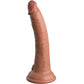 KING COCK - ELITE REALISTISK SILIKONDILDO 17,8 CM CARAMEL