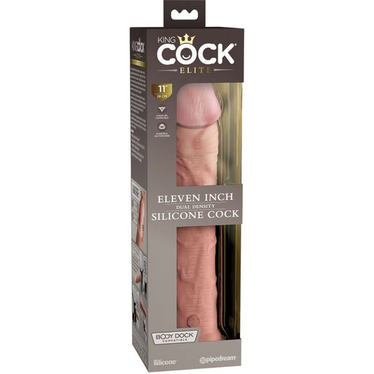 KING COCK - ELITE REALISTISK SILIKONDILDO 28 CM