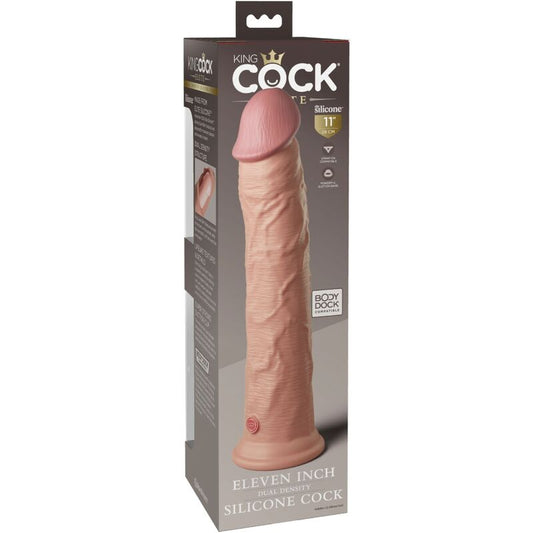 KING COCK - ELITE REALISTISK SILIKONDILDO 28 CM