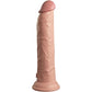 KING COCK - ELITE REALISTISK DILDOVIBRATOR &amp; SILIKONFJÄRRKONTROLL 23 CM