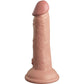 KING COCK - ELITE JUSTERBAR SELE MED DILDO 15,2 CM FÖR NYBÖRJARE