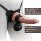 KING COCK - ELITE DELUXE JUSTERBAR HARNESS KIT RING MED PUNG OCH DILDO 20,3 CM
