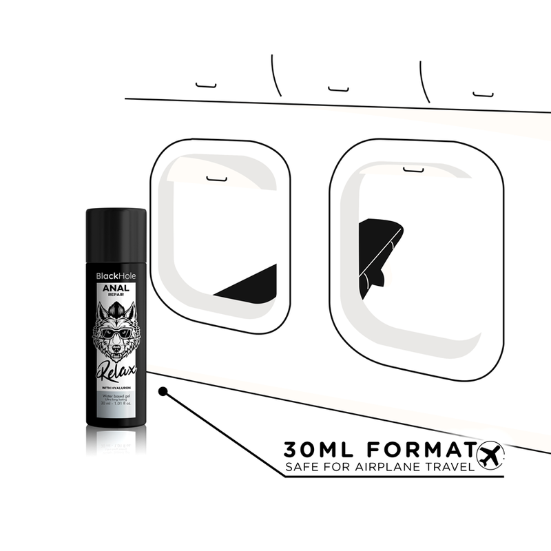 BLACK HOLE - ANALREPARATION VATTENBASERAD AVSLAPPNING MED HYALURON 30 ML