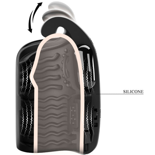 PRETTY LOVE - MANUELL MATURBATOR FÖR KÖRTEL UPPLADDNINGSBAR VIBRATOR