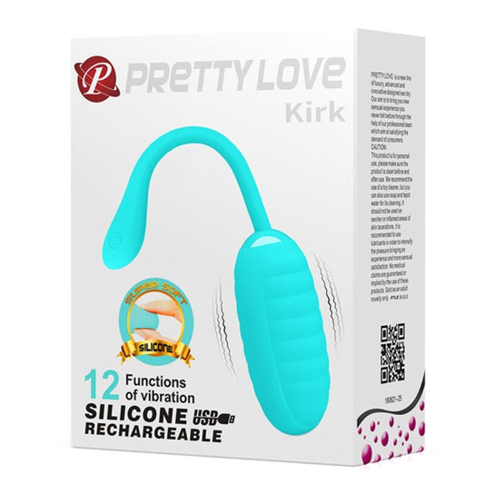 PRETTY LOVE - KIRK UPPLADDNINGSBART VIBRERANDE ÄGG LJUSGRÖNT