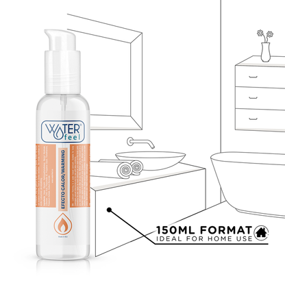 WATERFEEL - HEAT EFFECT LUBRICANT 150 ML - Kink&Play