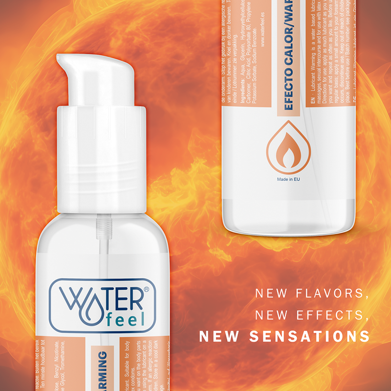 WATERFEEL - HEAT EFFECT LUBRICANT 150 ML - Kink&Play