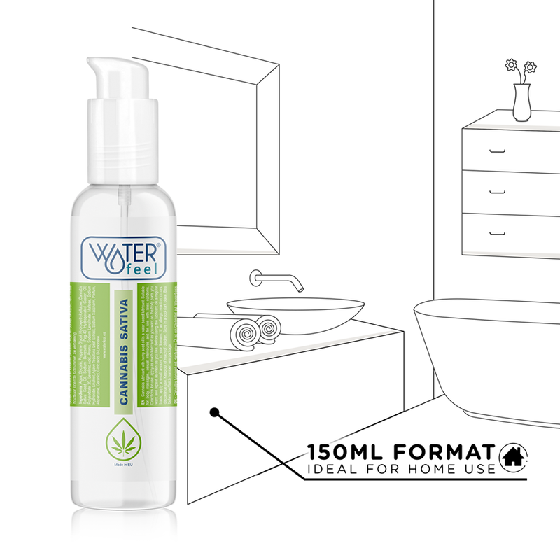 WATERFEEL - CANNABIS LUBRICANT 150 ML - Kink&Play
