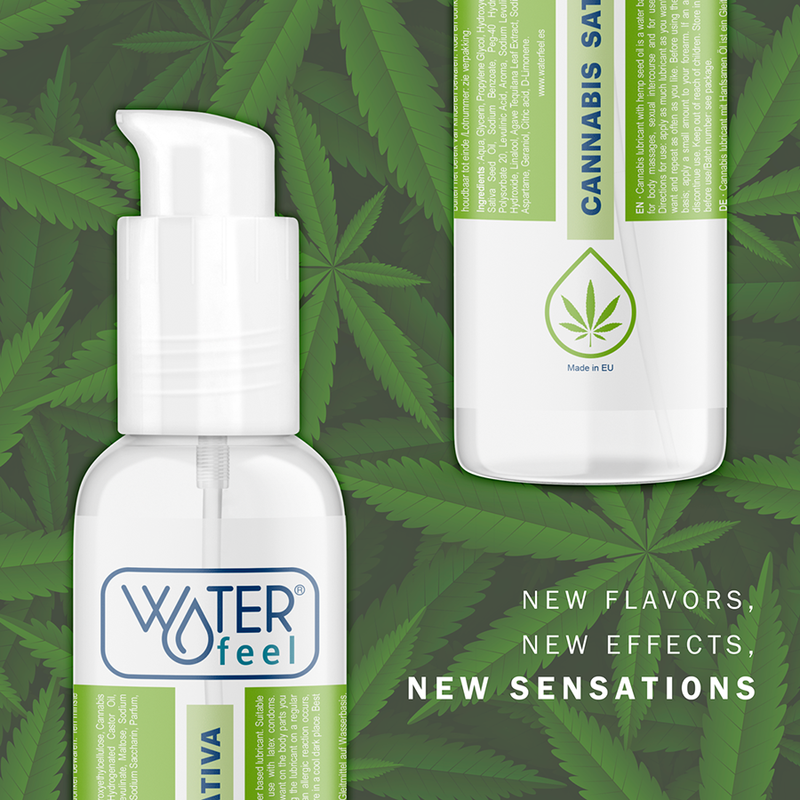 WATERFEEL - CANNABIS LUBRICANT 150 ML - Kink&Play