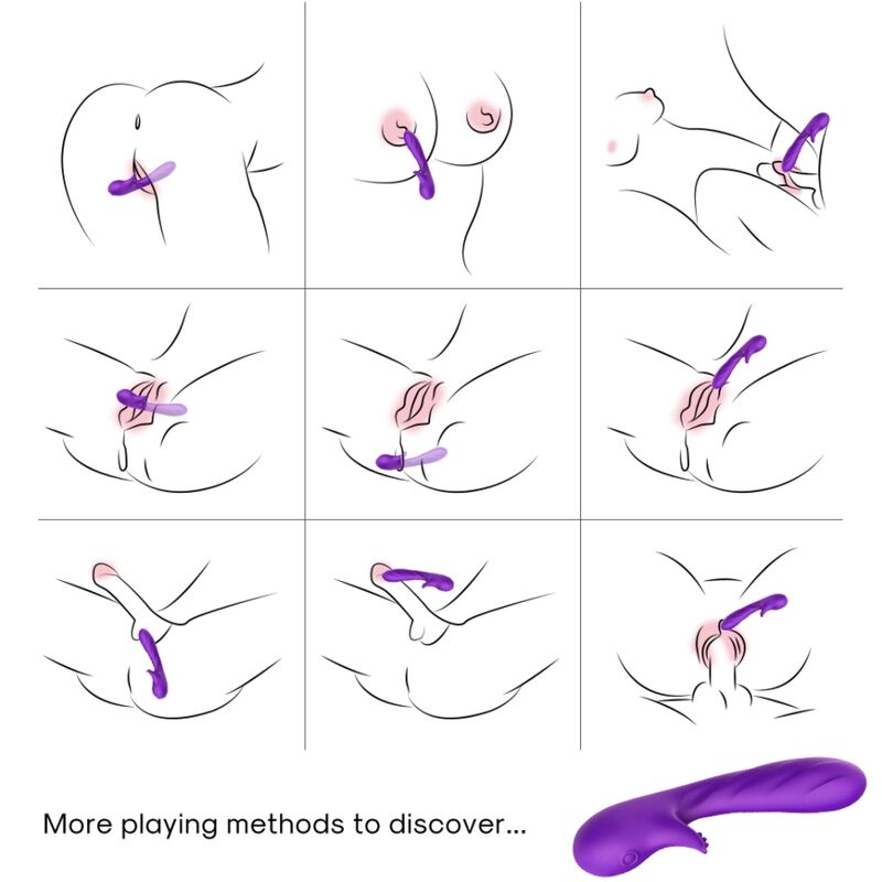ARMONY - ROMANCE VIBRATOR MED STIMULATOR LILA