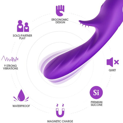 ARMONY - ROMANCE VIBRATOR MED STIMULATOR LILA