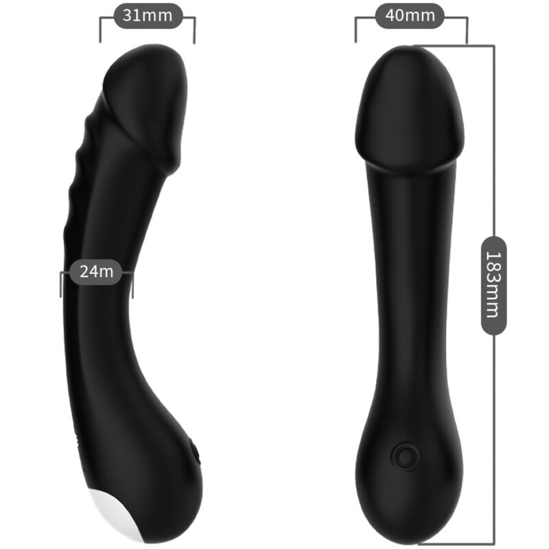 ARMONY - DILDO VIBRATOR G-PUNKT SILIKON SVART