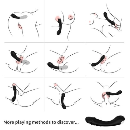 ARMONY - DILDO VIBRATOR G-PUNKT SILIKON SVART