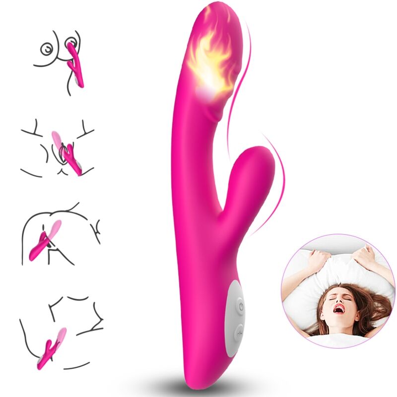 ARMONY - SPARK VIBRATOR MED TERMISK EFFEKT FUCHSIA