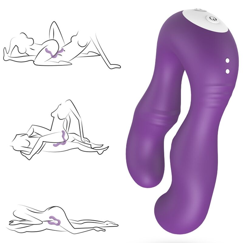 ARMONY - SERAPH VIBRATOR DUBBEL FJÄRRKONTROLL LILA
