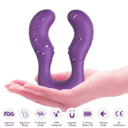 ARMONY - SERAPH VIBRATOR DUBBEL FJÄRRKONTROLL LILA