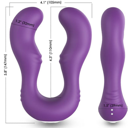 ARMONY - SERAPH VIBRATOR DUBBEL FJÄRRKONTROLL LILA