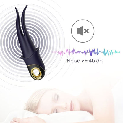ARMONY - SHADOW VIBRATOR DUBBELHUVUD PIRRANDE BLÅ