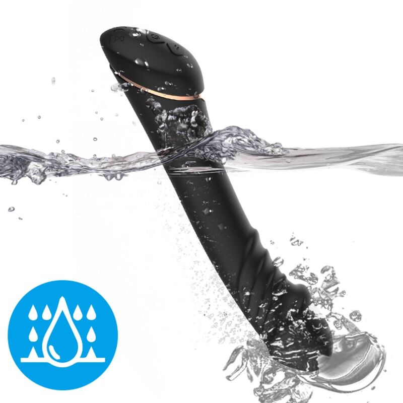 ARMONY - DILDO VIBRATOR SILIKON SVART