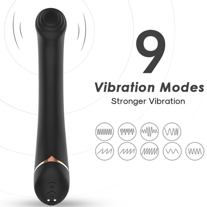 ARMONY - VIBRATORPLATTA HUVUD SILIKON SVART