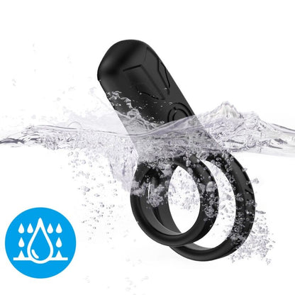 ARMONY - DUBBEL RINGVIBRATOR SVART