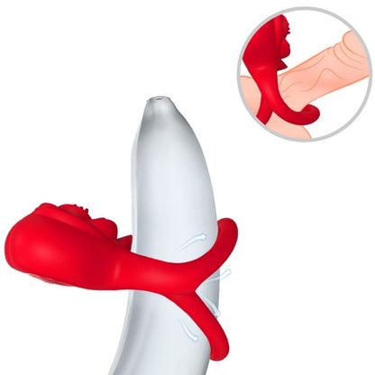 ARMONY - RINGVIBRATOR HJÄRTA RÖD