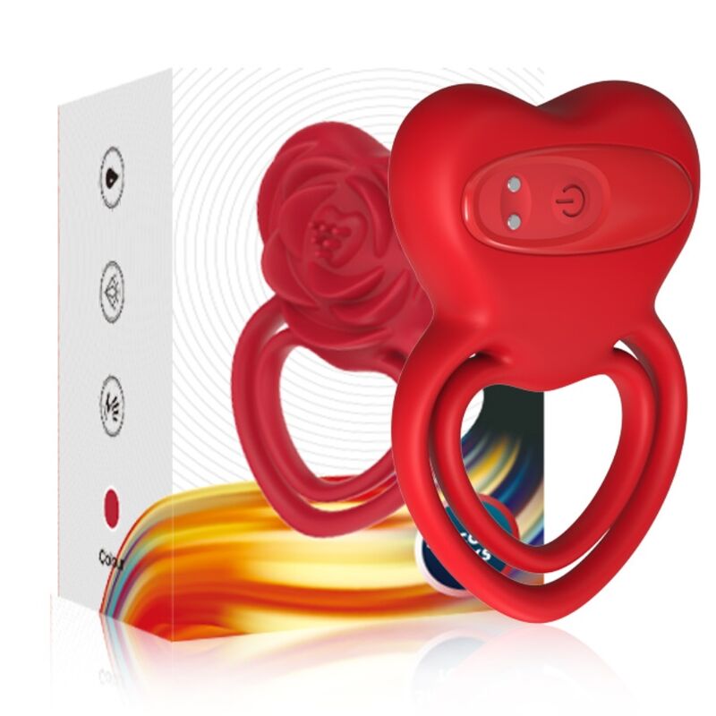 ARMONY - RINGVIBRATOR HJÄRTA RÖD