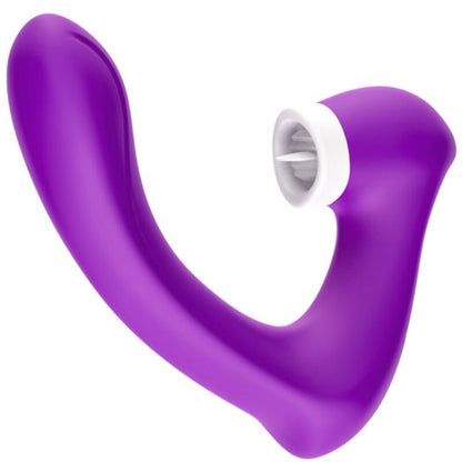 ARMONY - SECRETKISS SLICKANDE VIBRERANDE KLITORIS & BÖJD LILA VIBRATOR