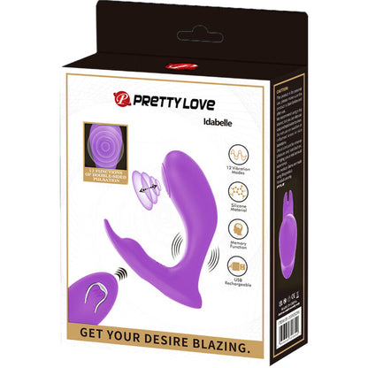 PRETTY LOVE - IDABELLE VIBRATION & PULSATION FJÄRRKONTROLL VIOLET