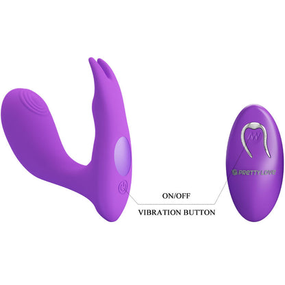 PRETTY LOVE - IDABELLE VIBRATION & PULSATION FJÄRRKONTROLL VIOLET