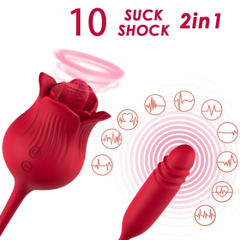 ARMONY - ROSELIP SLICKANDE KLITORIS & VIBRATOR RÖD