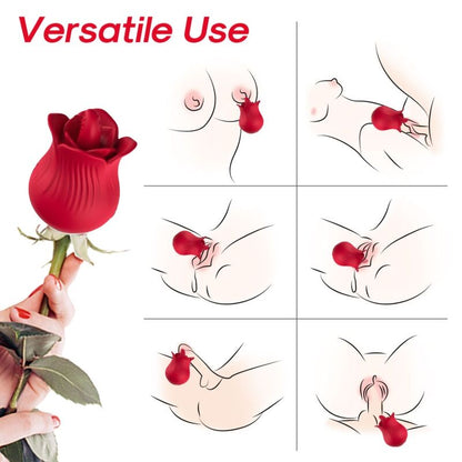 ARMONY - ROSE VIBRATOR & STIMULATOR RÖD