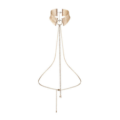 BIJOUX - DÉSIR MÉTALLIQUE GOLDEN METALLIC NECKLACE - Kink&Play