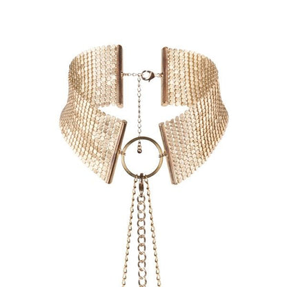 BIJOUX - DÉSIR MÉTALLIQUE GOLDEN METALLIC NECKLACE - Kink&Play