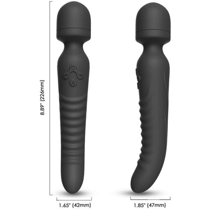 ARMONY - MASSAGEAPPARAT & VIBRATOR MED VÄRMEEFFEKT SVART