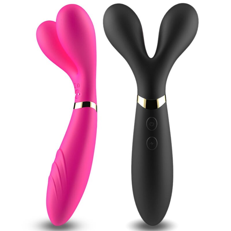 ARMONY - Y-WAND MASSAGER & VIBRATOR DUBBELHUVUD SVART
